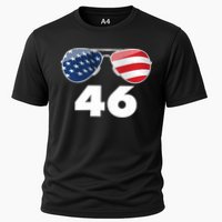 46th President Joe Biden Aviators American Flag Cooling Performance Crew T-Shirt