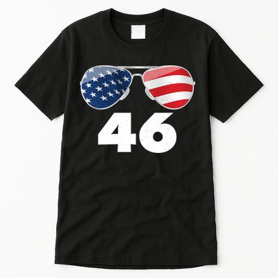 46th President Joe Biden Aviators American Flag Tall T-Shirt