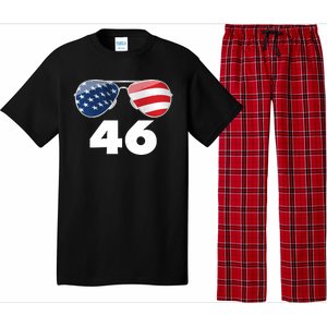 46th President Joe Biden Aviators American Flag Pajama Set