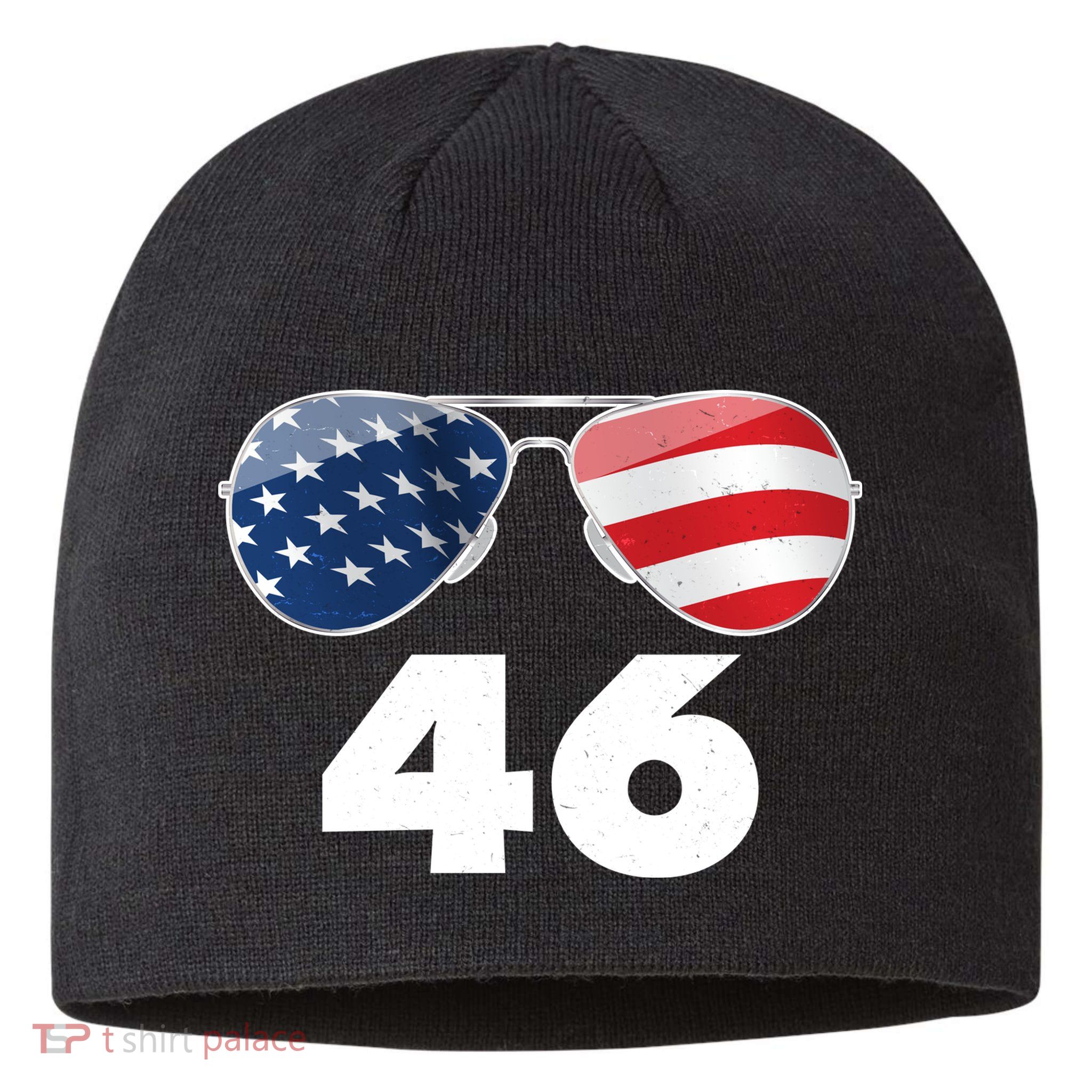 46th President Joe Biden Aviators American Flag Sustainable Beanie