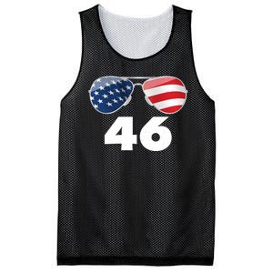 46th President Joe Biden Aviators American Flag Mesh Reversible Basketball Jersey Tank