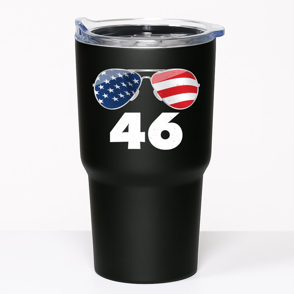 46th President Joe Biden Aviators American Flag Tumbler