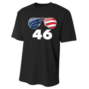 46th President Joe Biden Aviators American Flag Performance Sprint T-Shirt