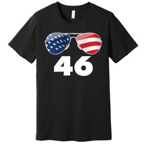 46th President Joe Biden Aviators American Flag Premium T-Shirt