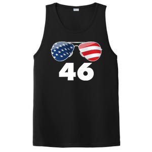 46th President Joe Biden Aviators American Flag PosiCharge Competitor Tank