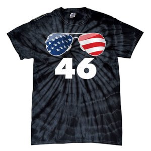 46th President Joe Biden Aviators American Flag Tie-Dye T-Shirt