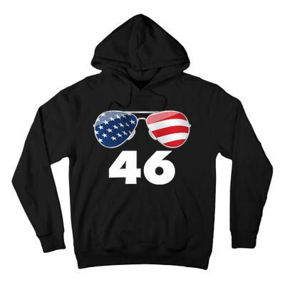 46th President Joe Biden Aviators American Flag Tall Hoodie