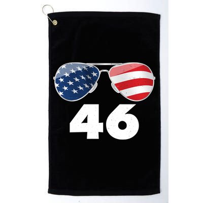 46th President Joe Biden Aviators American Flag Golf Towel