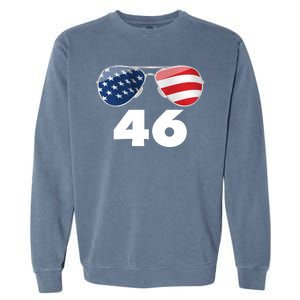 46th President Joe Biden Aviators American Flag Garment-Dyed Sweatshirt