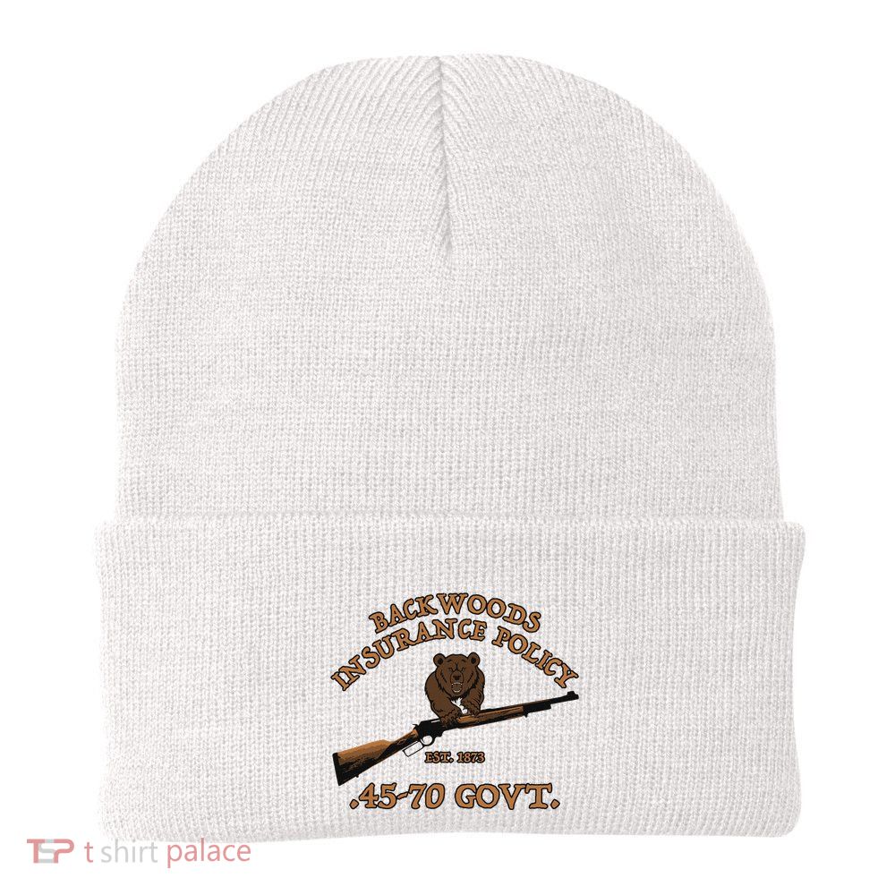 45 70 Govt. Backwoods Insurance Policy Knit Cap Winter Beanie