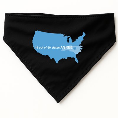 49 Out Of 50 States Agree  USA-Made Doggie Bandana