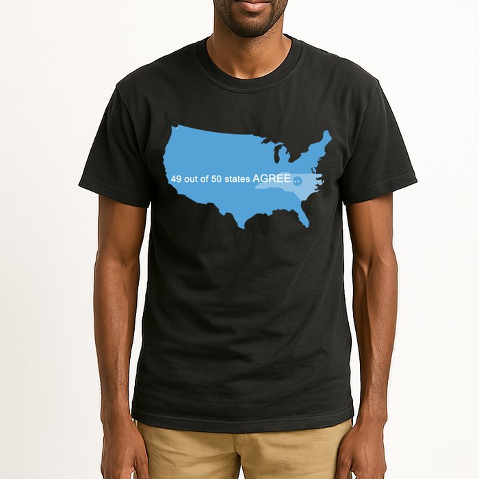 49 Out Of 50 States Agree  Tall T-Shirt