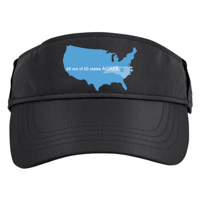 49 Out Of 50 States Agree  Adult Drive Performance Visor