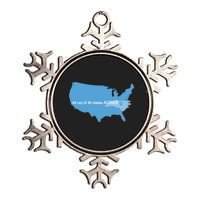 49 Out Of 50 States Agree  Metallic Star Ornament