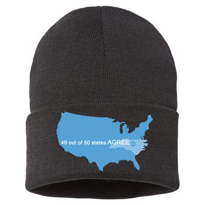 49 Out Of 50 States Agree  Sustainable Knit Beanie