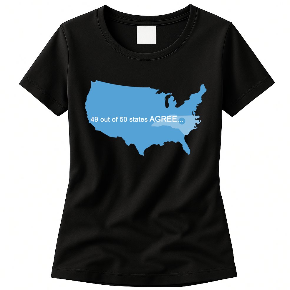 49 Out Of 50 States Agree  Womens T-Shirt