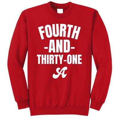 4th And 31 Alabama Fourth And Thirty One Alabama Sweatshirt