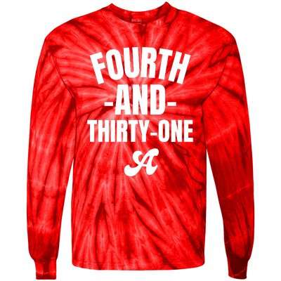 4th And 31 Alabama Fourth And Thirty One Alabama Tie-Dye Long Sleeve Shirt