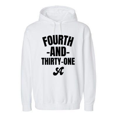 4th And 31 Alabama Fourth And Thirty One Alabama Garment-Dyed Fleece Hoodie