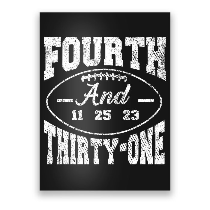 4th And 31 Alabama Fourth And Thirty One Alabama Poster