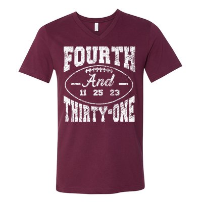 4th And 31 Alabama Fourth And Thirty One Alabama V-Neck T-Shirt