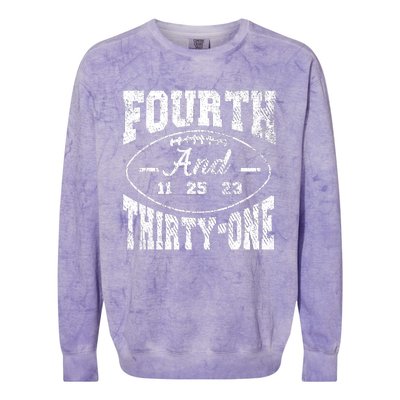 4th And 31 Alabama Fourth And Thirty One Alabama Colorblast Crewneck Sweatshirt