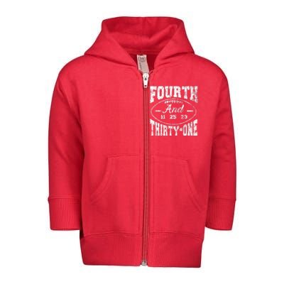 4th And 31 Alabama Fourth And Thirty One Alabama Toddler Zip Fleece Hoodie