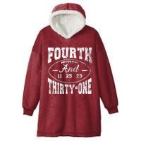 4th And 31 Alabama Fourth And Thirty One Alabama Hooded Wearable Blanket