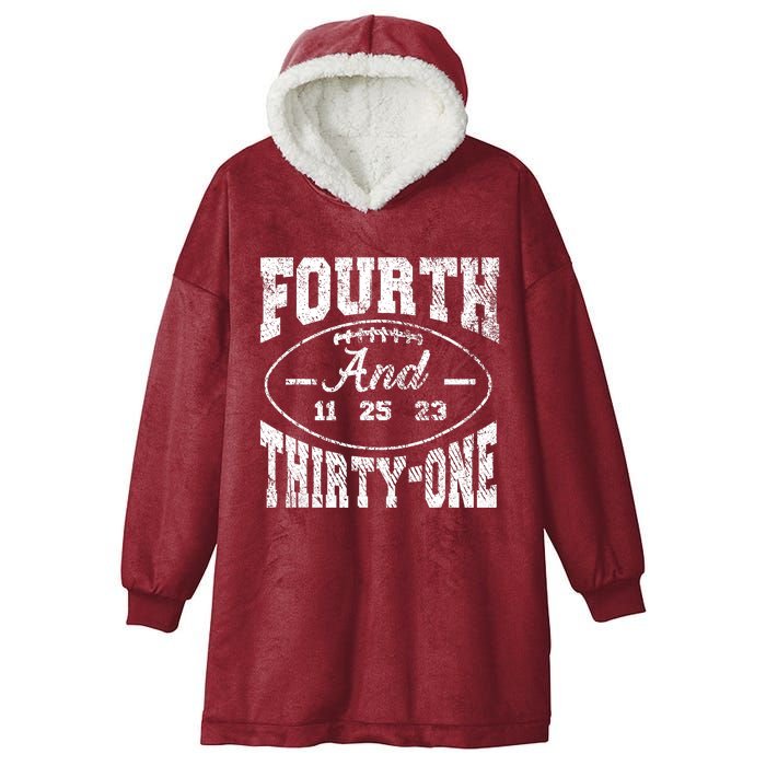 4th And 31 Alabama Fourth And Thirty One Alabama Hooded Wearable Blanket