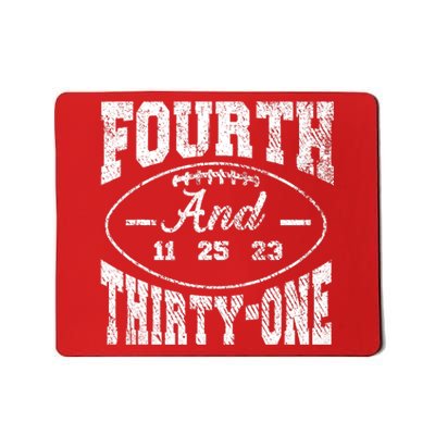 4th And 31 Alabama Fourth And Thirty One Alabama Mousepad