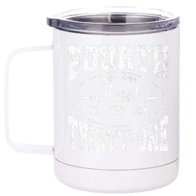 4th And 31 Alabama Fourth And Thirty One Alabama 12 oz Stainless Steel Tumbler Cup