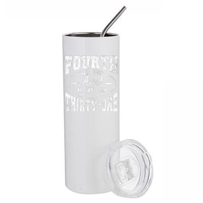 4th And 31 Alabama Fourth And Thirty One Alabama Stainless Steel Tumbler