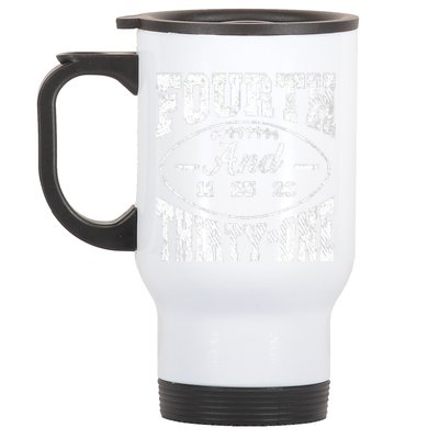 4th And 31 Alabama Fourth And Thirty One Alabama Stainless Steel Travel Mug