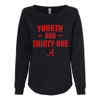 4th And 31 Fourth And Thirty One Alabama Womens California Wash Sweatshirt