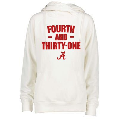 4th And 31 Fourth And Thirty One Alabama Womens Funnel Neck Pullover Hood