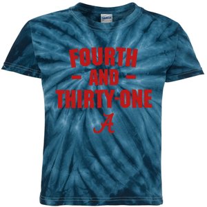 4th And 31 Fourth And Thirty One Alabama Kids Tie-Dye T-Shirt