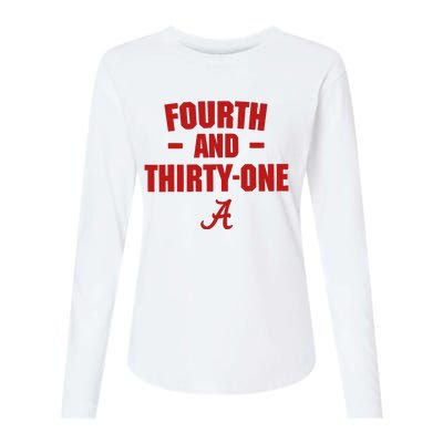 4th And 31 Fourth And Thirty One Alabama Womens Cotton Relaxed Long Sleeve T-Shirt