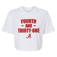 4th And 31 Fourth And Thirty One Alabama Bella+Canvas Jersey Crop Tee