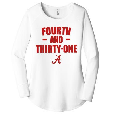 4th And 31 Fourth And Thirty One Alabama Women's Perfect Tri Tunic Long Sleeve Shirt