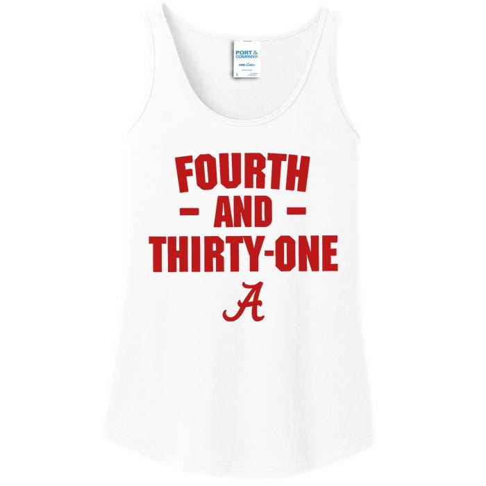 4th And 31 Fourth And Thirty One Alabama Ladies Essential Tank