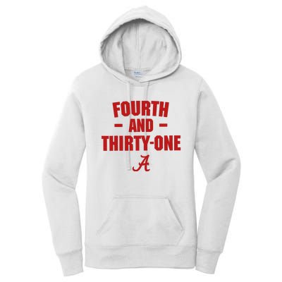 4th And 31 Fourth And Thirty One Alabama Women's Pullover Hoodie