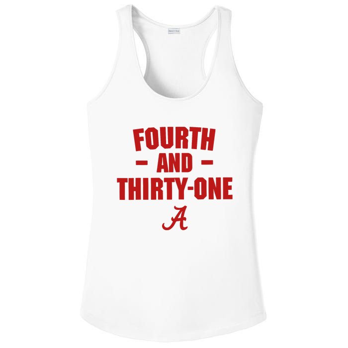 4th And 31 Fourth And Thirty One Alabama Ladies PosiCharge Competitor Racerback Tank