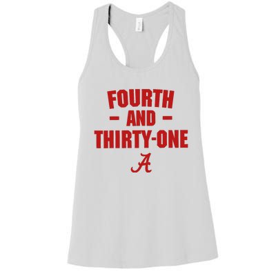 4th And 31 Fourth And Thirty One Alabama Women's Racerback Tank