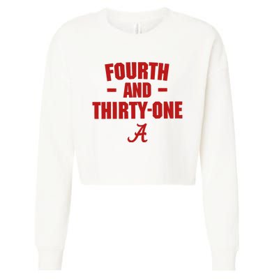 4th And 31 Fourth And Thirty One Alabama Cropped Pullover Crew