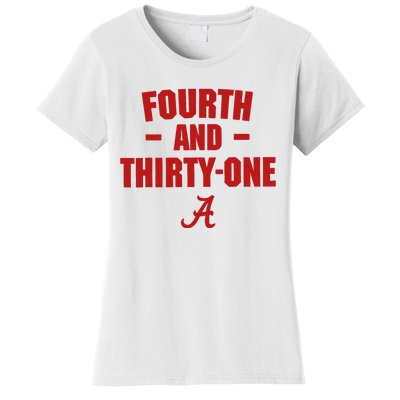 4th And 31 Fourth And Thirty One Alabama Women's T-Shirt