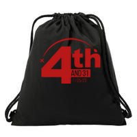 4th And 31 Fourth And Thirtyone Alabama Drawstring Bag