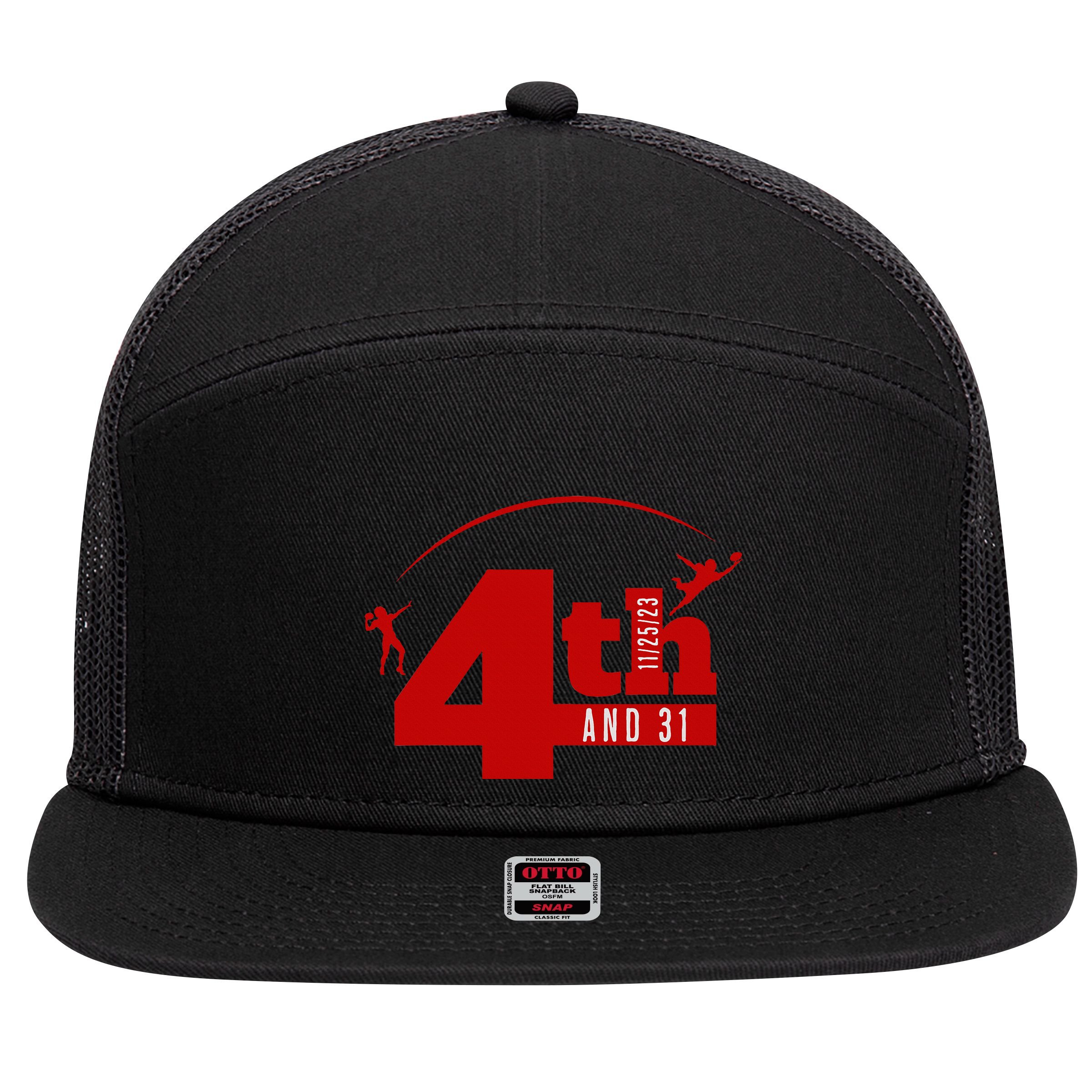 4th And 31 Fourth And Thirty One Fourth And Thirty One 7 Panel Mesh Trucker Snapback Hat