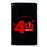 4th And 31 Fourth And Thirty One Fourth And Thirty One Golf Towel