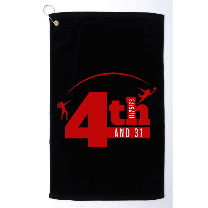4th And 31 Fourth And Thirty One Fourth And Thirty One Golf Towel