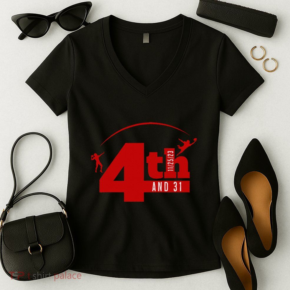 4th And 31 Fourth And Thirty One Fourth And Thirty One Women's V-Neck T-Shirt